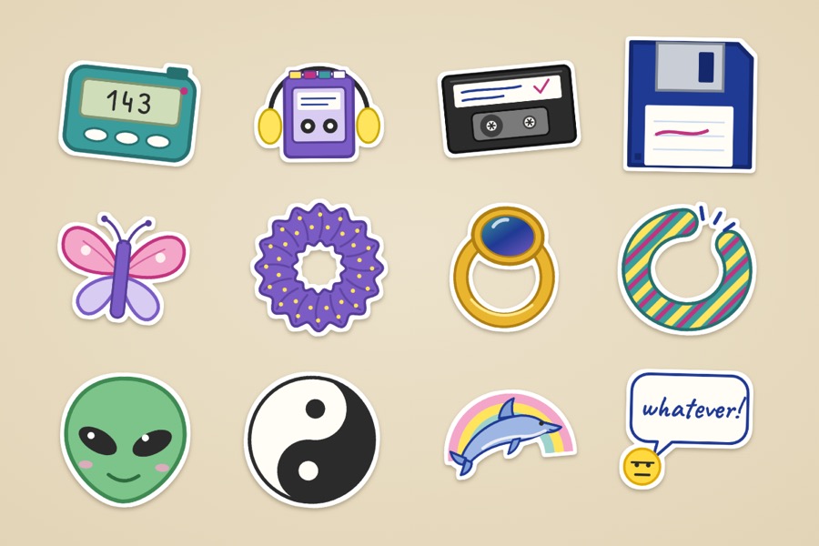 '90s stuff pack preview