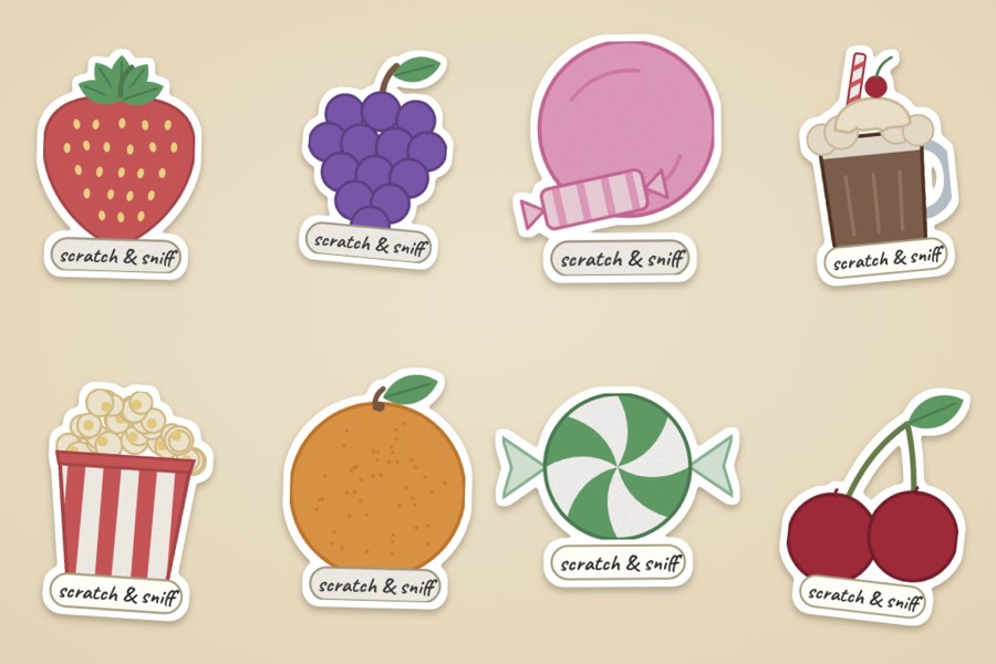 Scratch & sniff pack preview