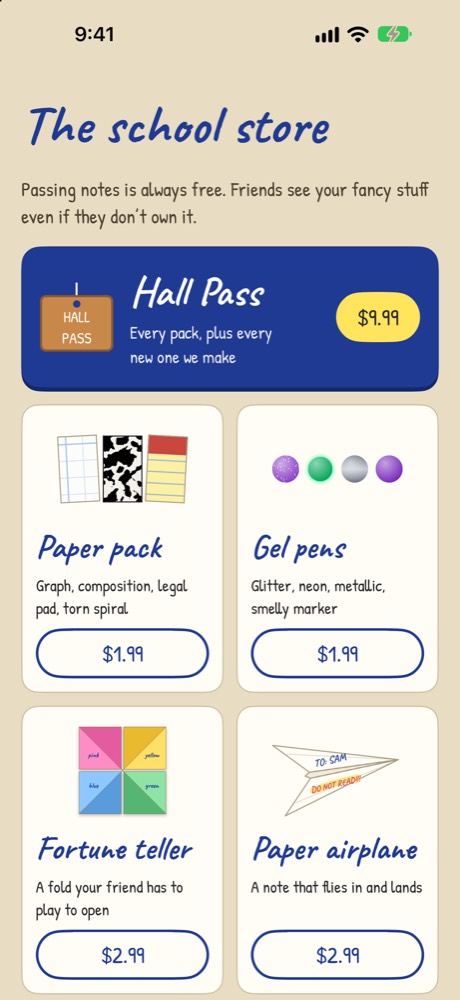 The school store